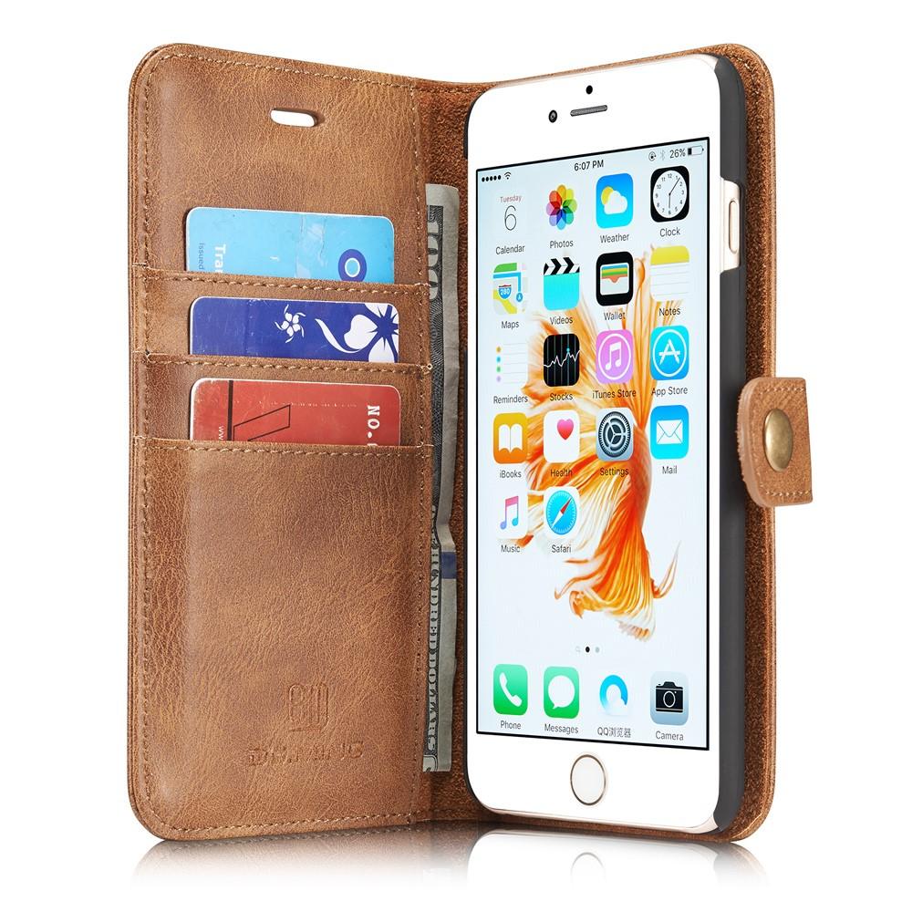 Magnet Wallet iPhone 6/6S Brun