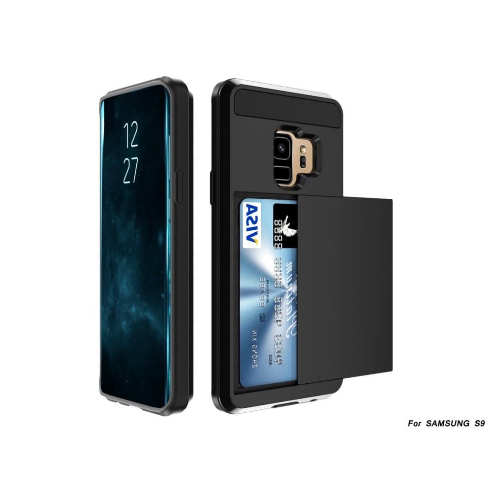 Deksel Kortholder Samsung Galaxy S9 svart