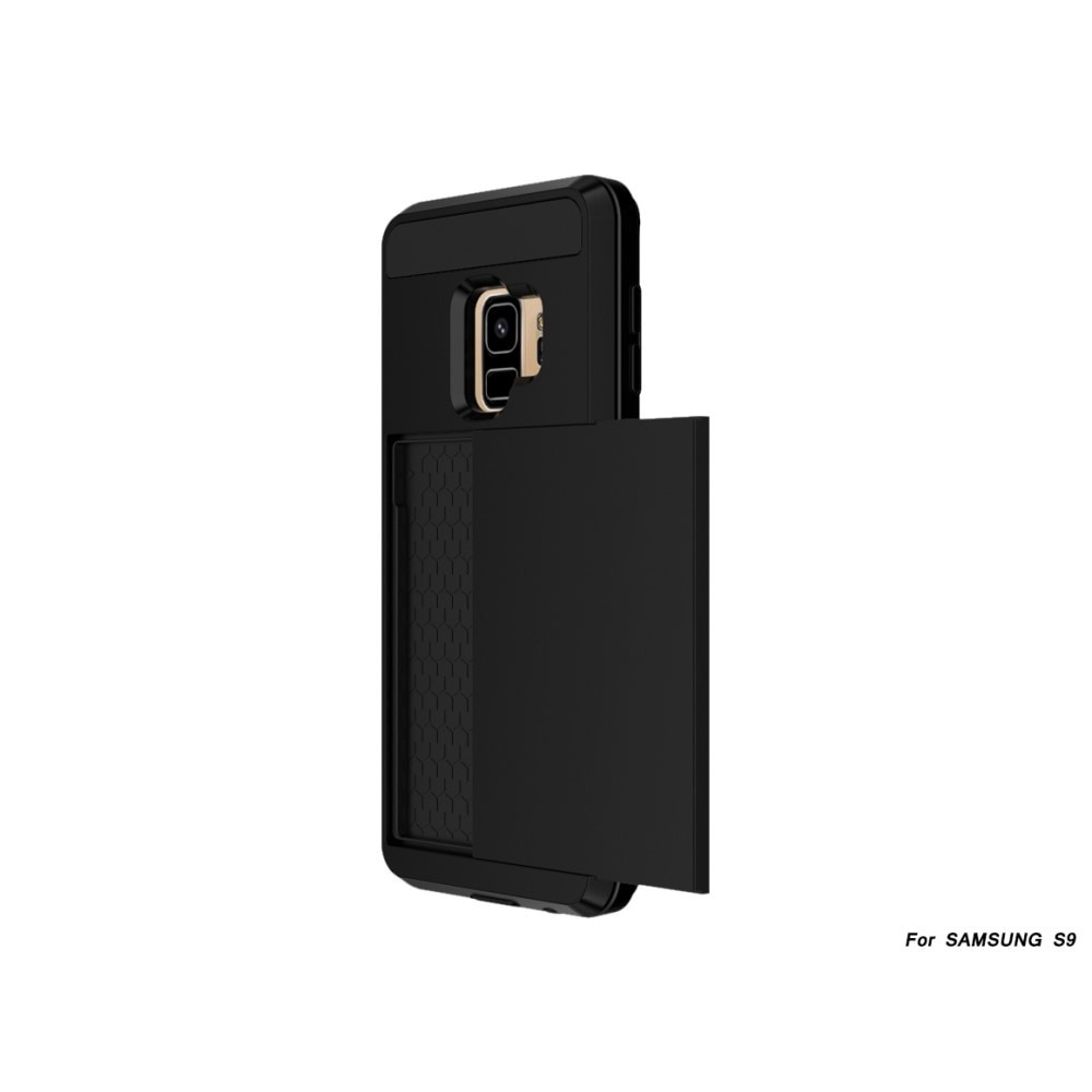 Deksel Kortholder Samsung Galaxy S9 svart