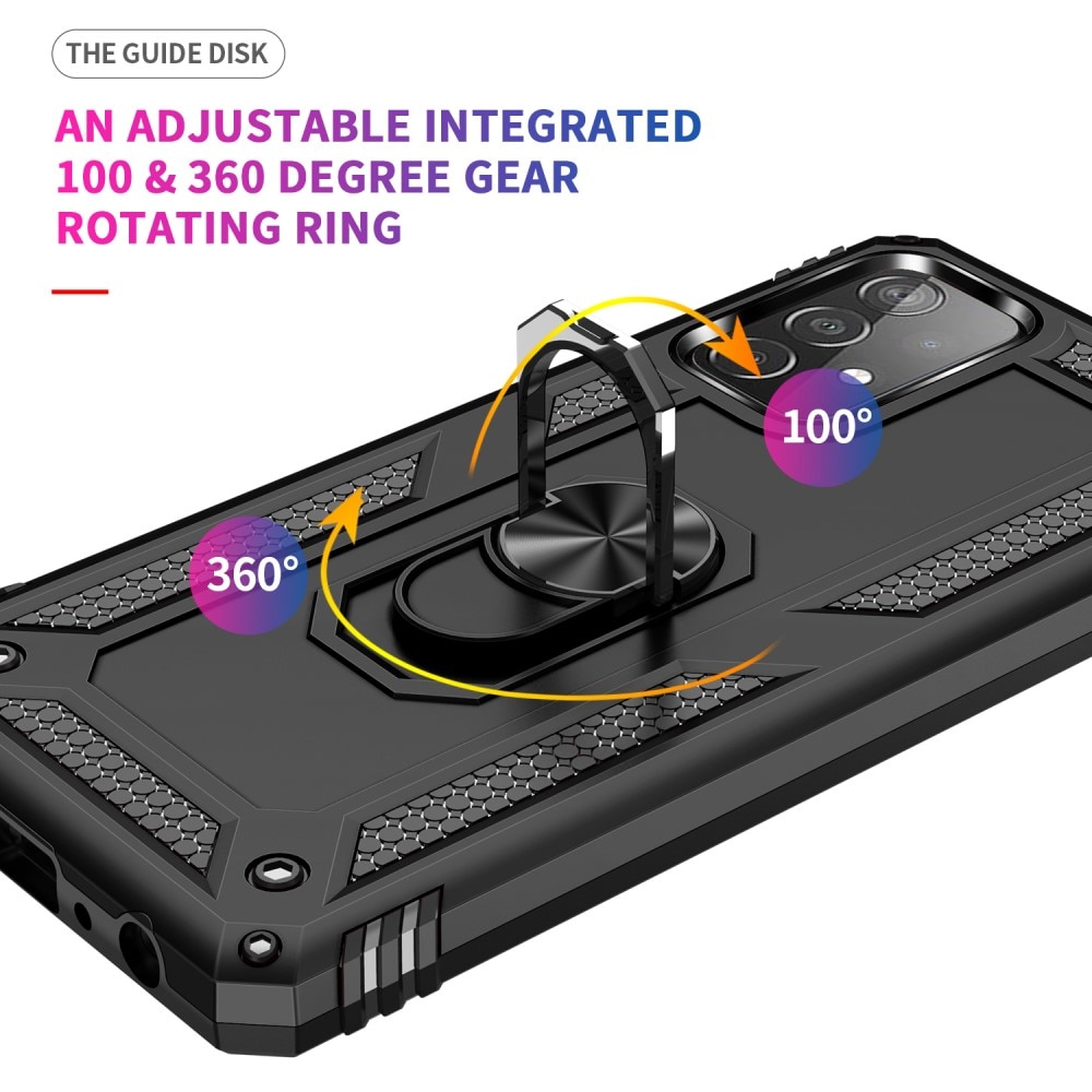 Hybriddeksel Tech Ring Samsung Galaxy A52/A52s svart