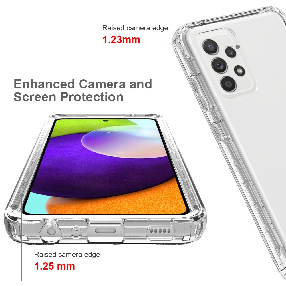 Full Cover Deksel Samsung Galaxy A52/A52s gjennomsiktig