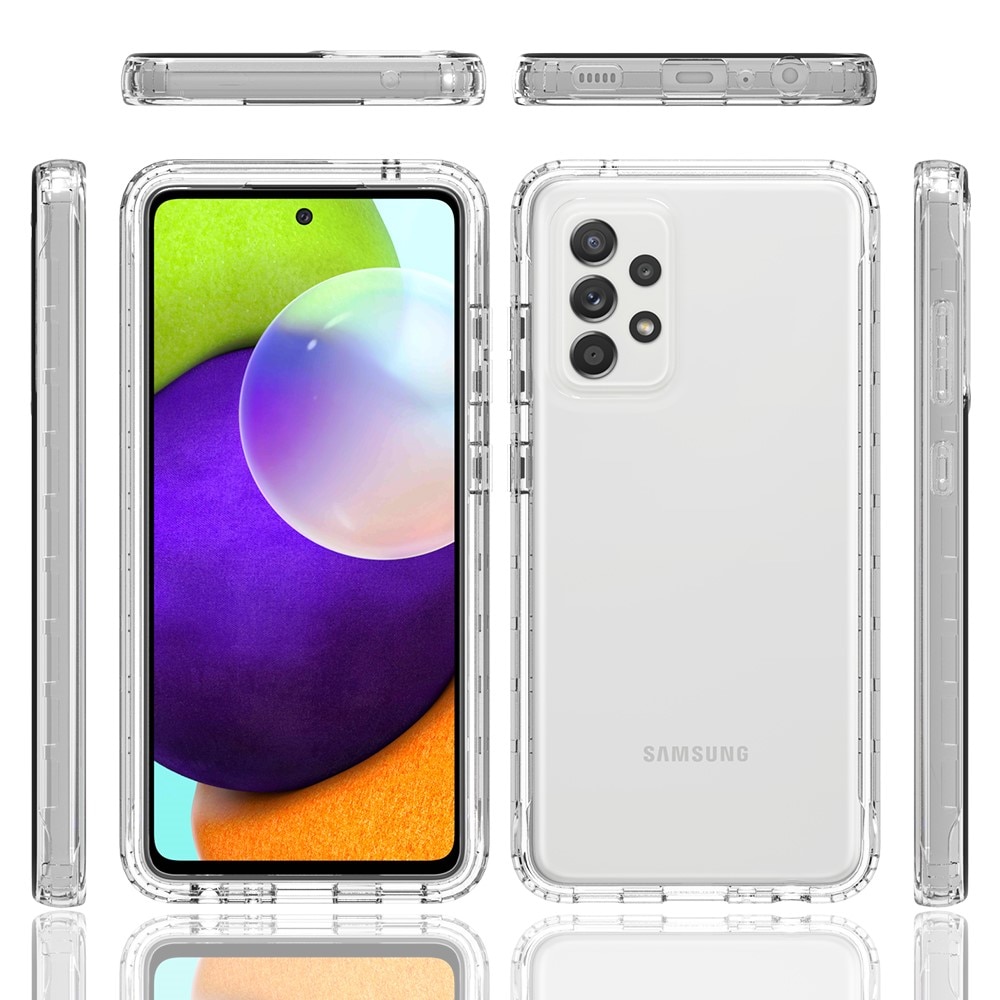 Full Cover Deksel Samsung Galaxy A52/A52s gjennomsiktig
