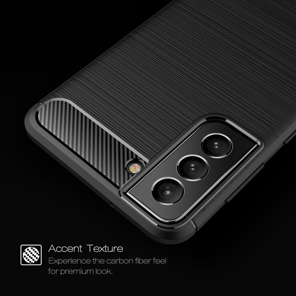 Brushed TPU Deksel Samsung Galaxy S21 FE Black