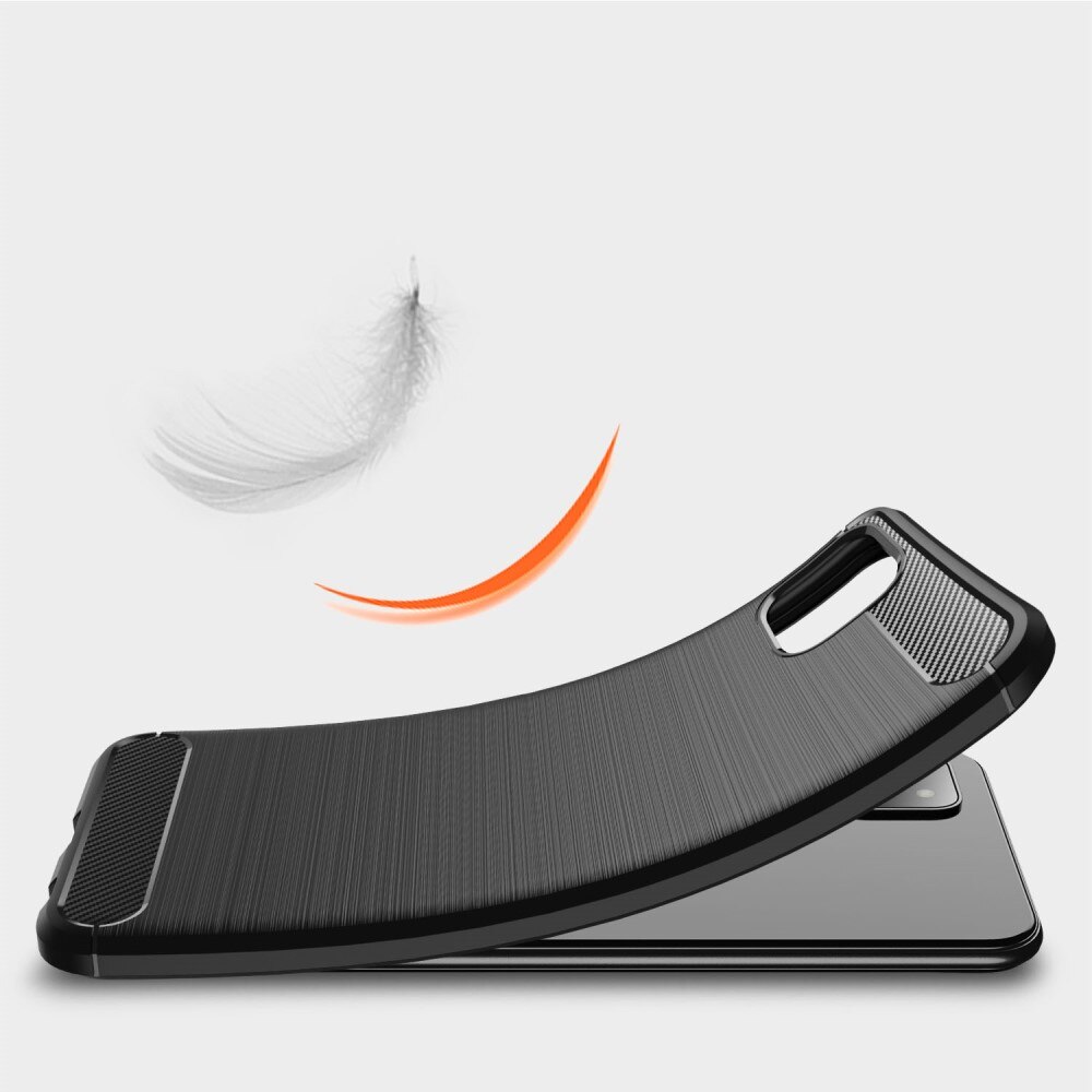 Samsung Galaxy A22 5G Deksel TPU Brushed Svart