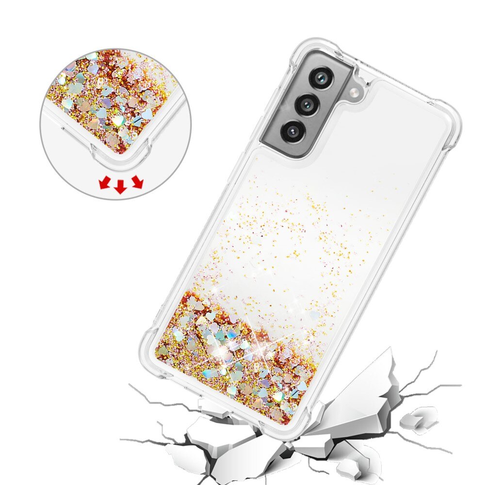 Glitter Powder TPU Case Galaxy S21 FE gull