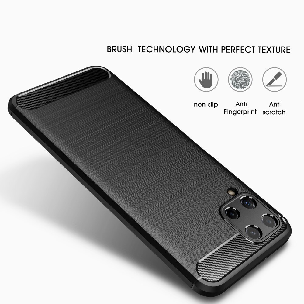 Samsung Galaxy A22 4G Deksel TPU Brushed Svart