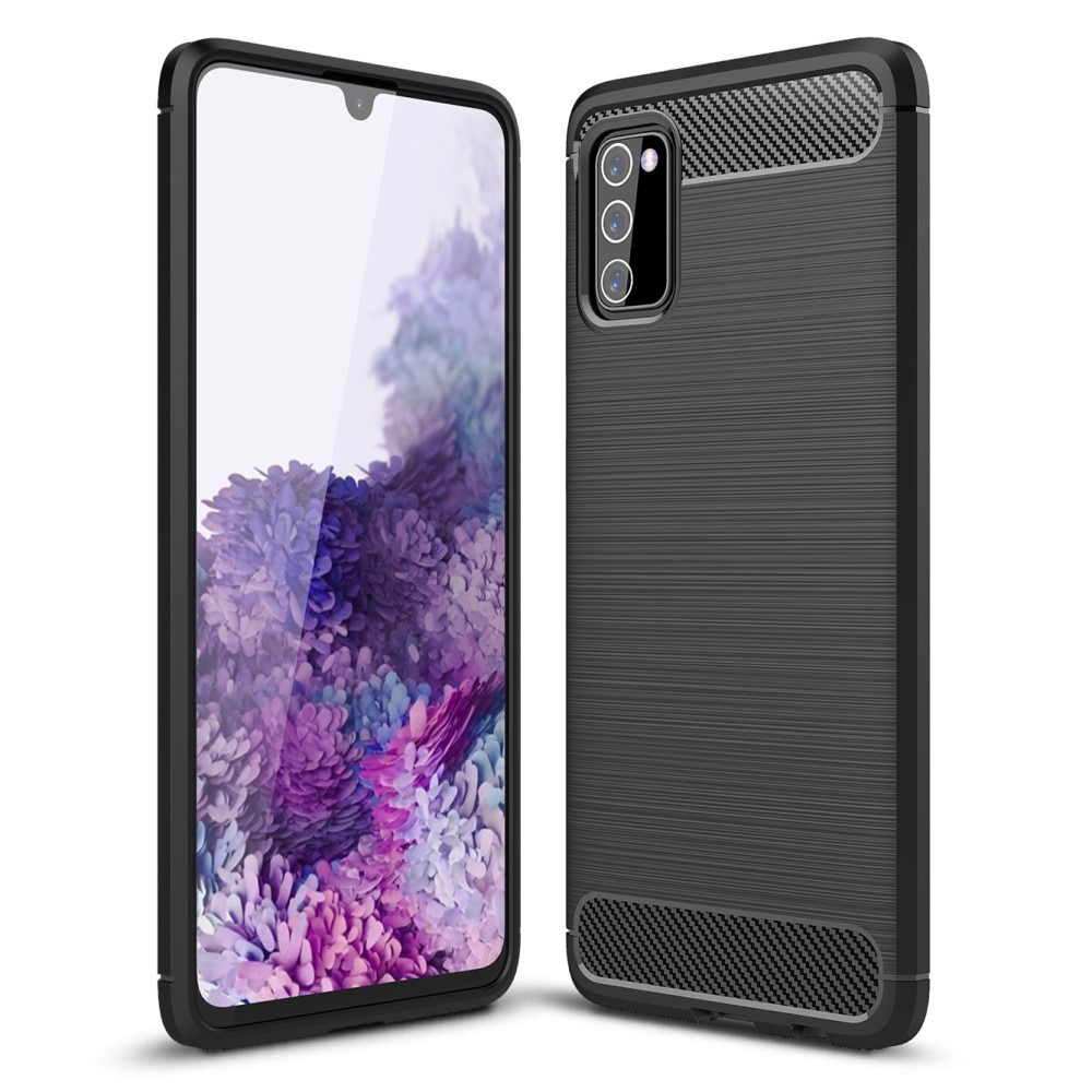 Brushed TPU Deksel Samsung Galaxy A03s Black