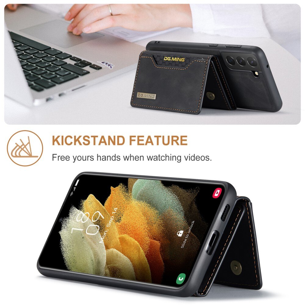 Magnetic Card Slot Case Samsung Galaxy S21 FE Svart