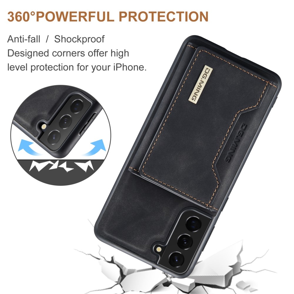 Magnetic Card Slot Case Samsung Galaxy S21 FE Svart