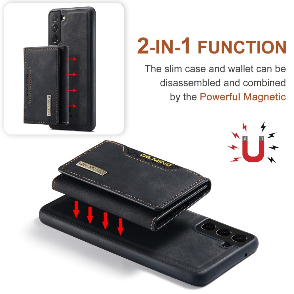 Magnetic Card Slot Case Samsung Galaxy S21 FE Svart