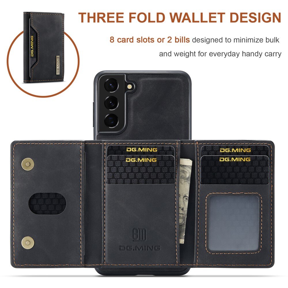 Magnetic Card Slot Case Samsung Galaxy S21 FE Svart