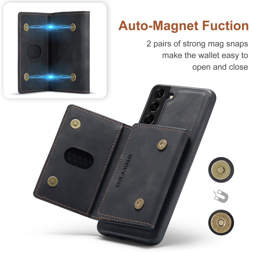 Magnetic Card Slot Case Samsung Galaxy S21 FE Svart