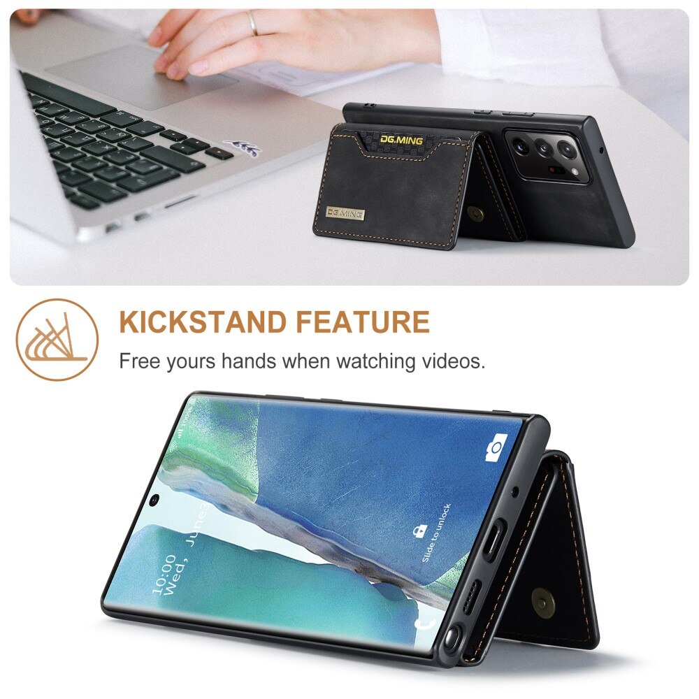 Magnetic Card Slot Case Samsung Galaxy Note 20 Ultra Svart