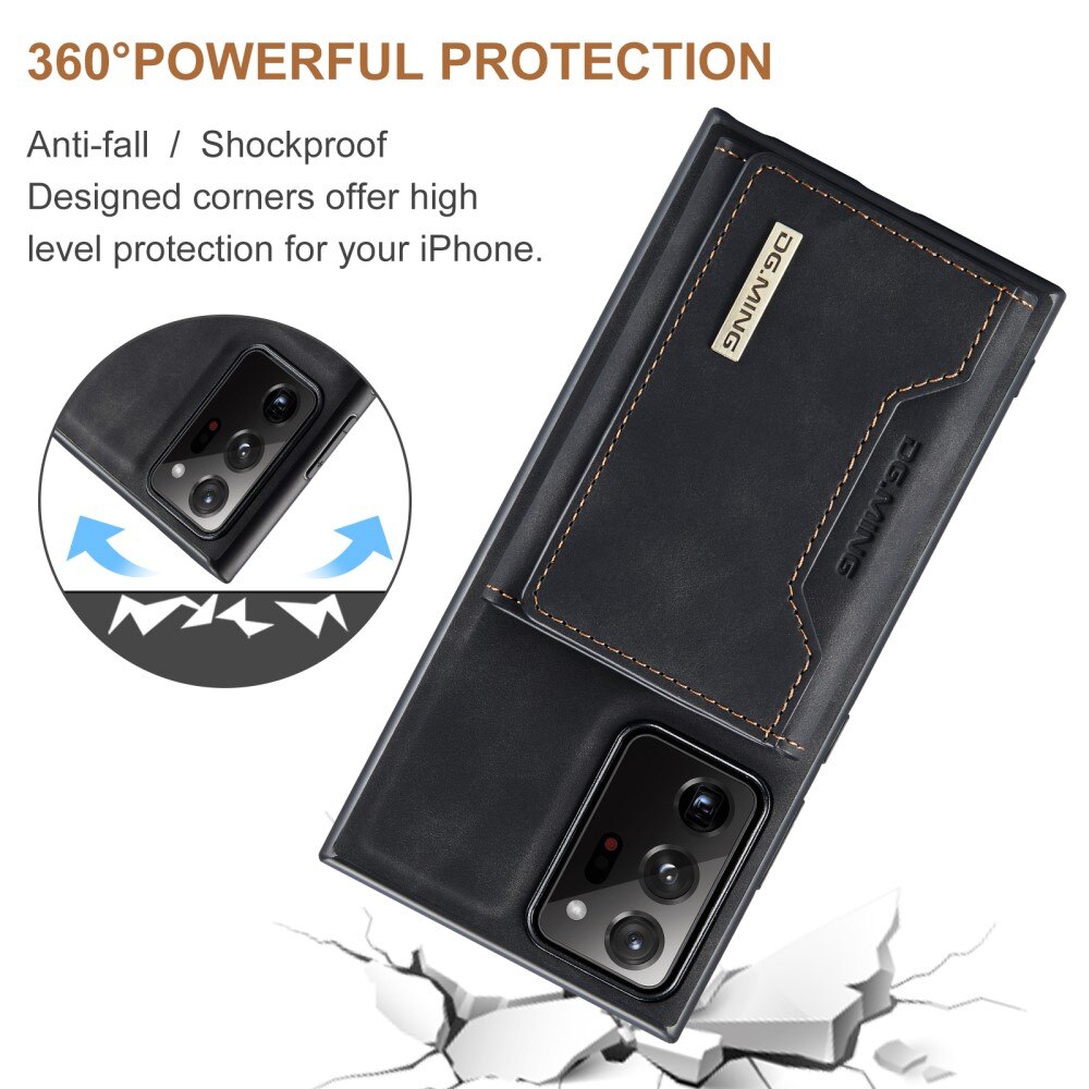 Magnetic Card Slot Case Samsung Galaxy Note 20 Ultra Svart