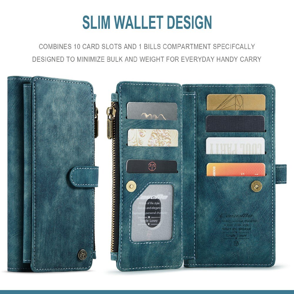 Zipper Wallet Samsung Galaxy A52/A52s blå
