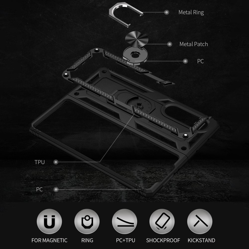 Hybriddeksel Tech Ring Samsung Galaxy Z Fold 3 svart