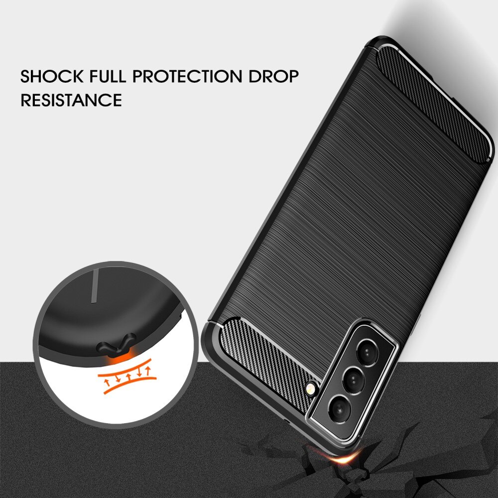 Samsung Galaxy S22 Plus Deksel TPU Brushed Svart