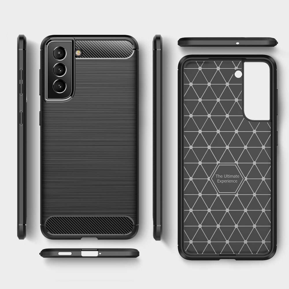 Samsung Galaxy S22 Plus Deksel TPU Brushed Svart