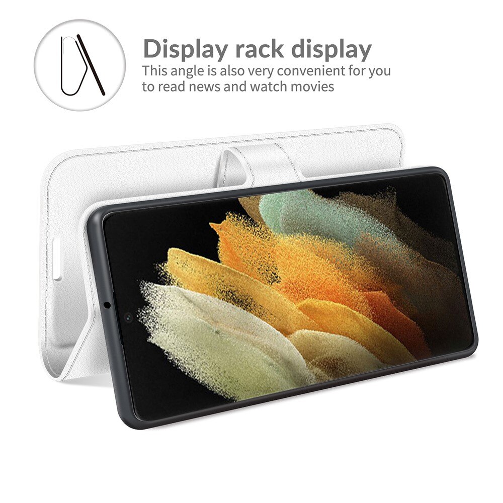 Mobilveske Samsung Galaxy S22 Ultra Hvit