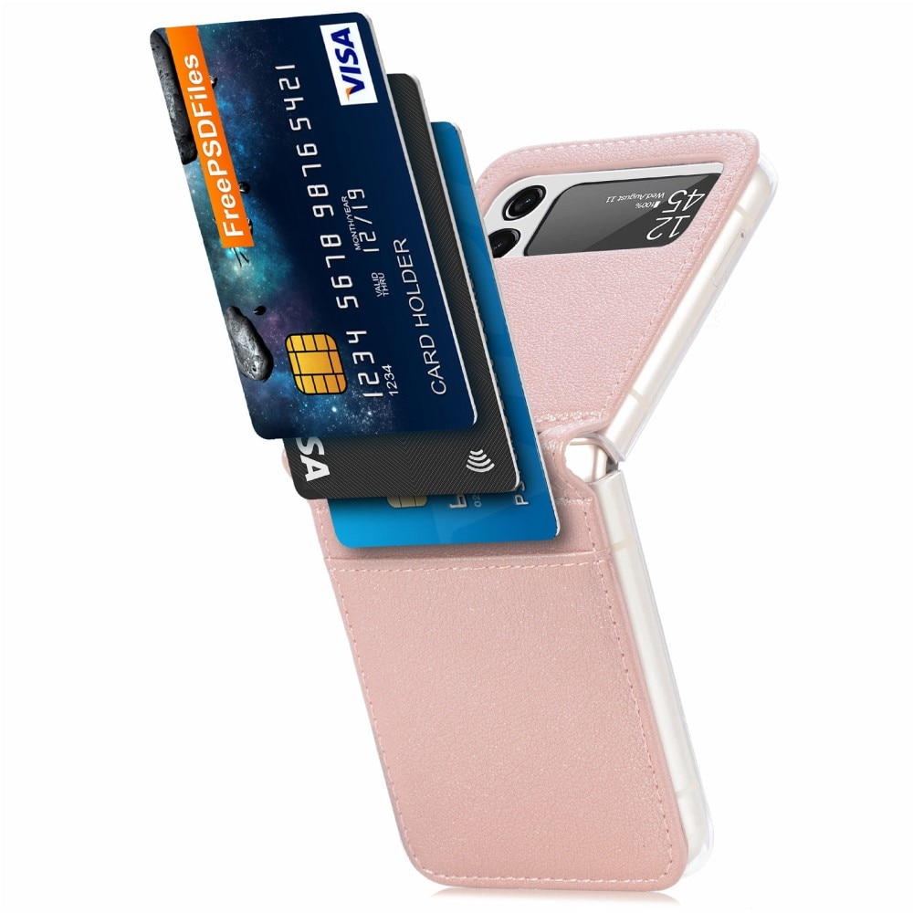 Slim Card Wallet Samsung Galaxy Z Flip 3 rosa