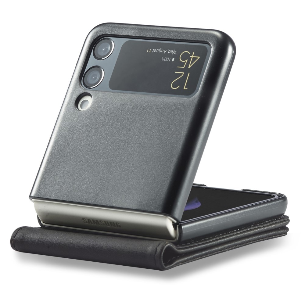 Lommebokdeksel Samsung Galaxy Z Flip 3 svart