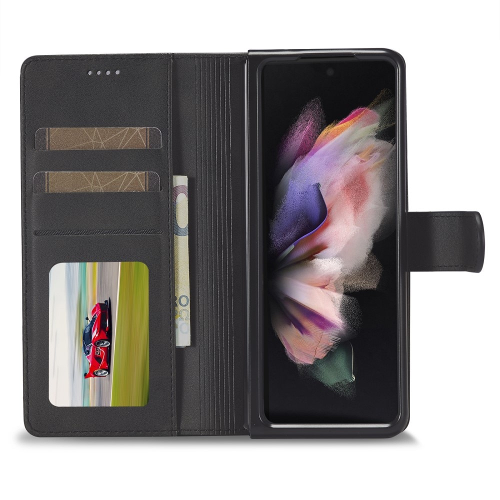 Lommebokdeksel Samsung Galaxy Z Fold 3 svart