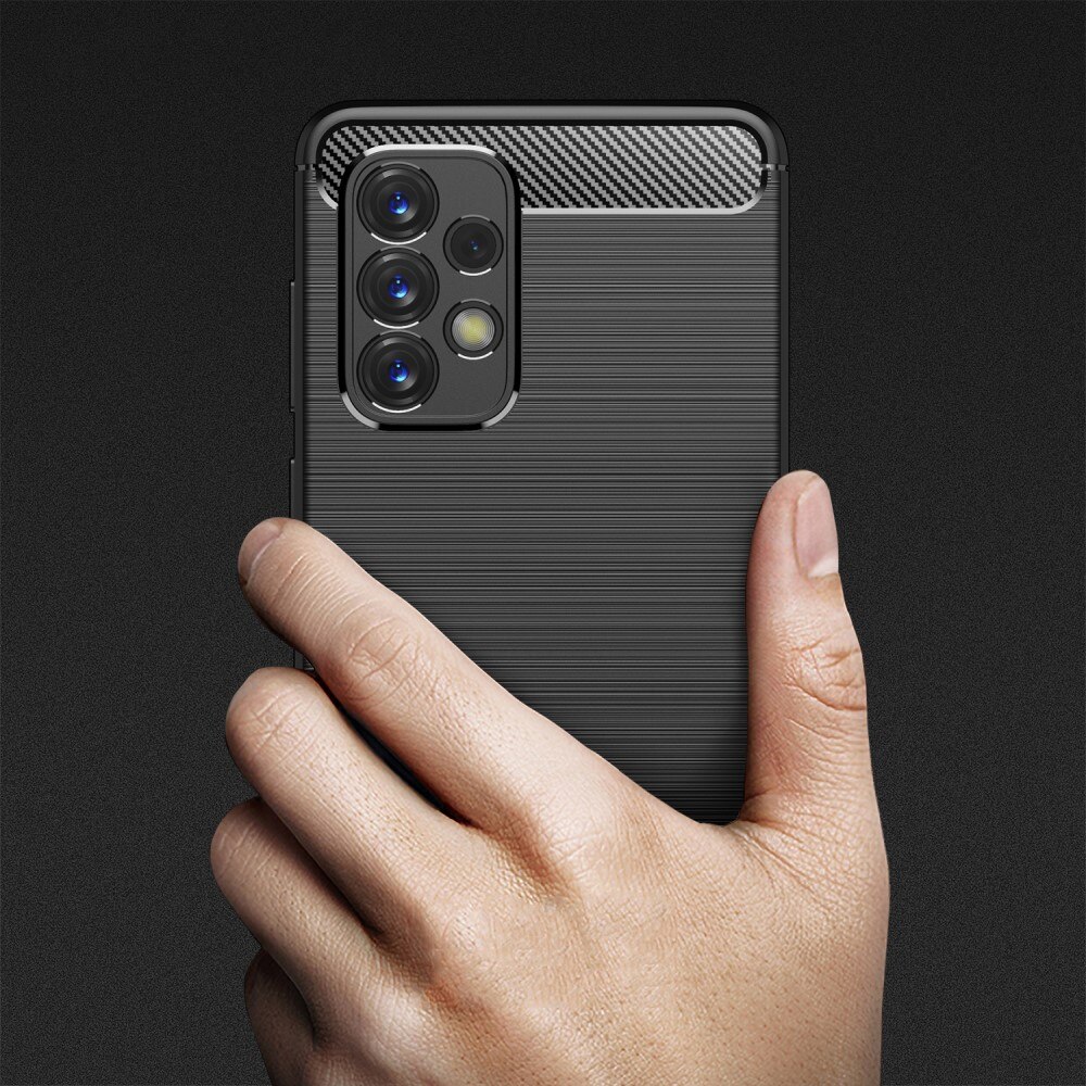 Samsung Galaxy A33 Deksel TPU Brushed Svart
