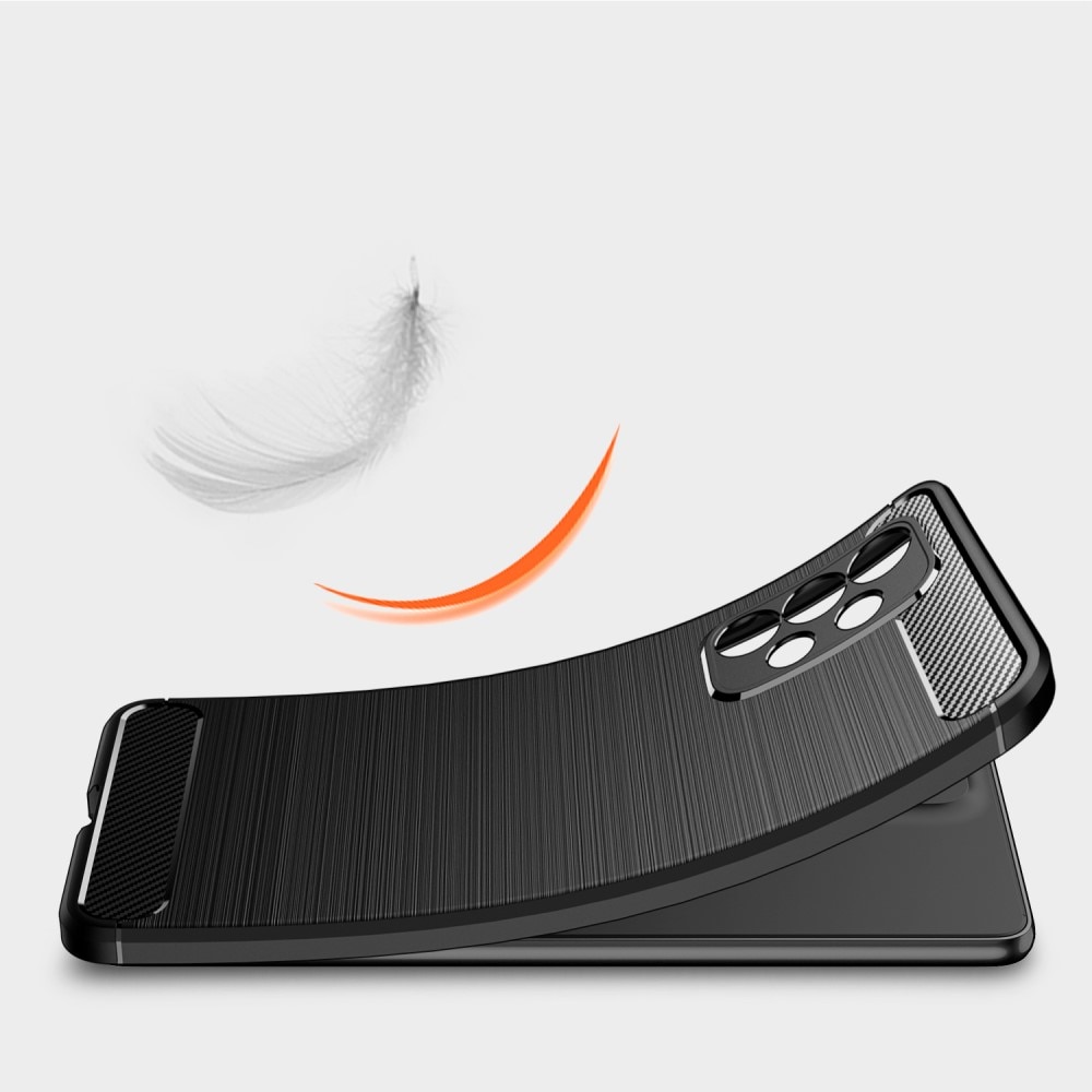Brushed TPU Deksel Samsung Galaxy A33 Black