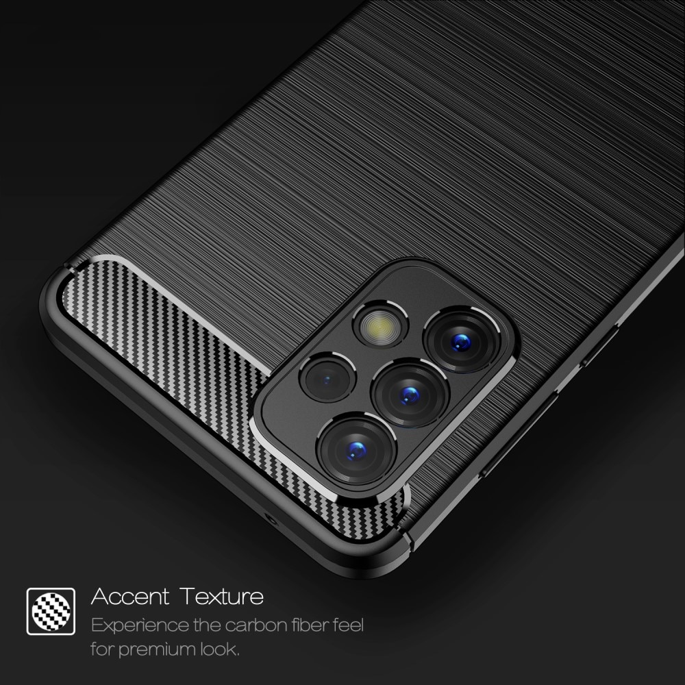 Brushed TPU Deksel Samsung Galaxy A53 Black