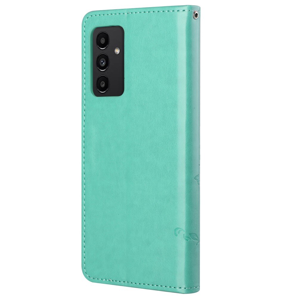 Lærveske Sommerfugler Samsung Galaxy A13 Grønn