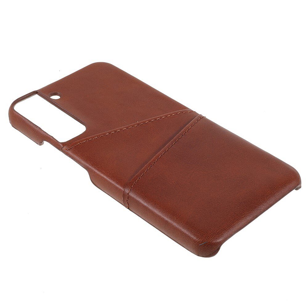 Card Slots Case Samsung Galaxy S22 Plus brun