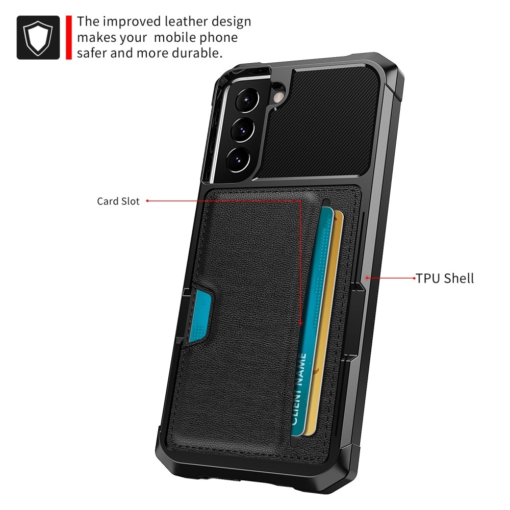Tough Card Case  Samsung Galaxy S22 Plus svart