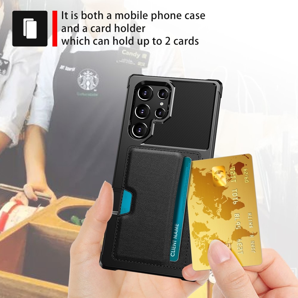 Tough Card Case  Samsung Galaxy S22 Ultra svart