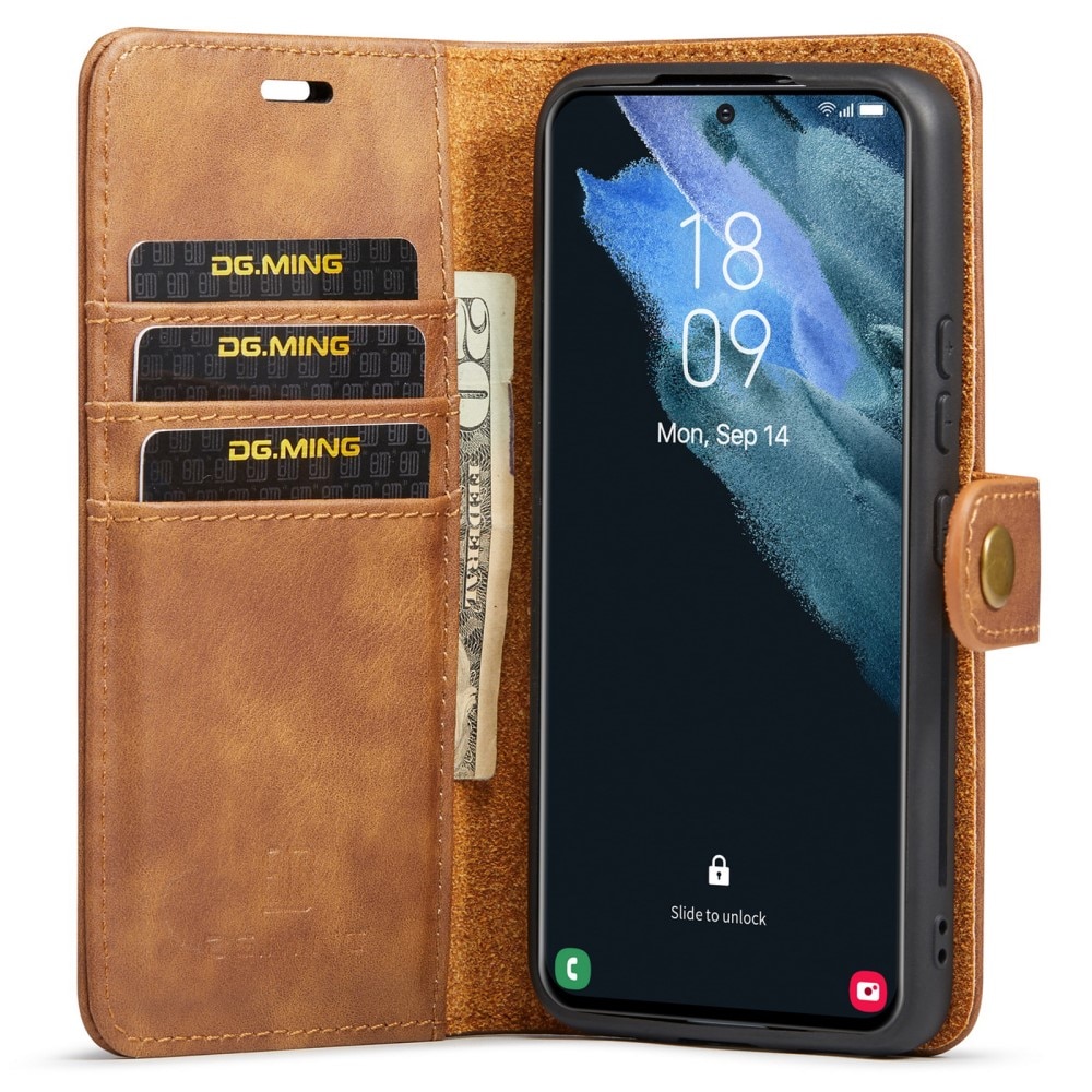 Magnet Wallet Samsung Galaxy S22 Plus Cognac