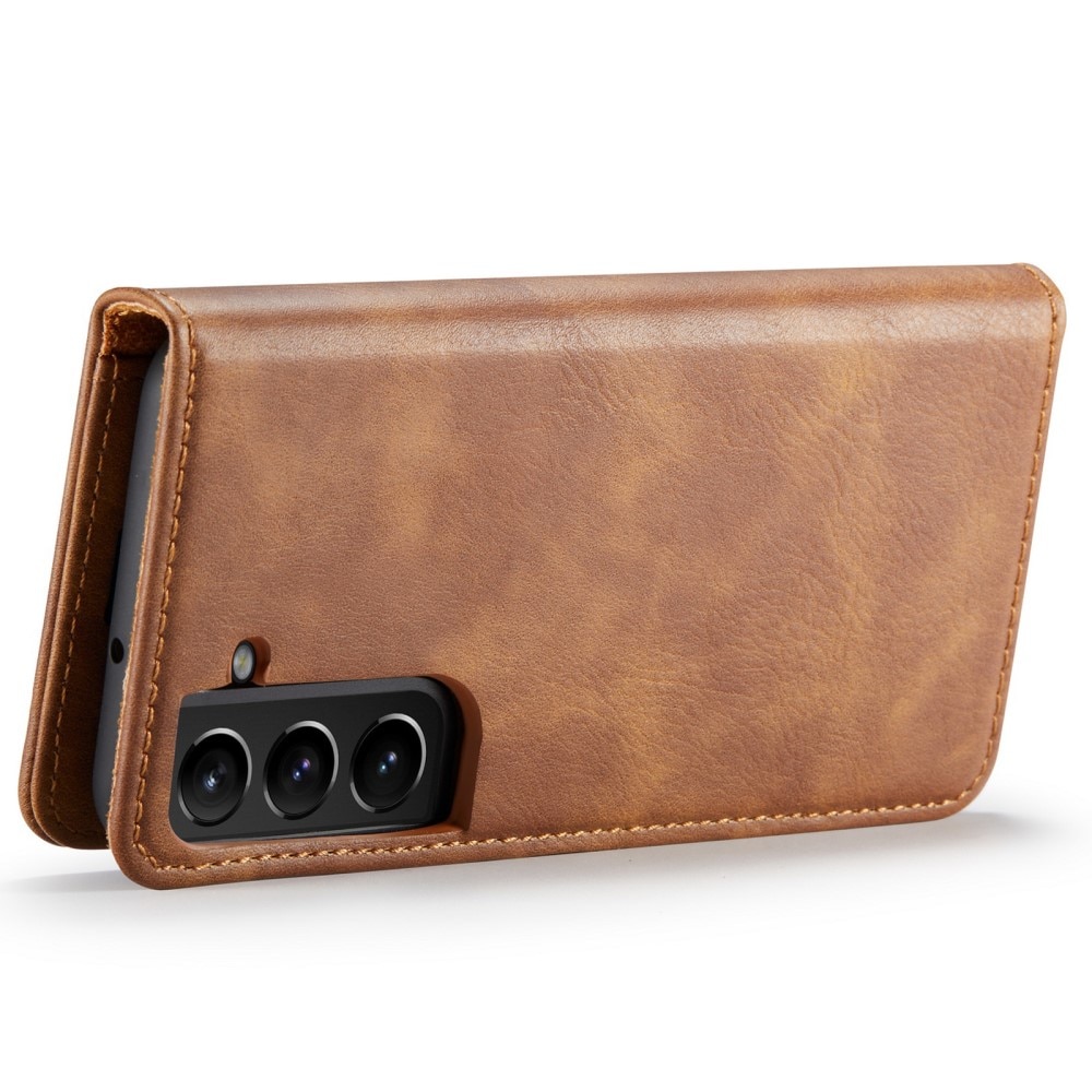 Magnet Wallet Samsung Galaxy S22 Cognac