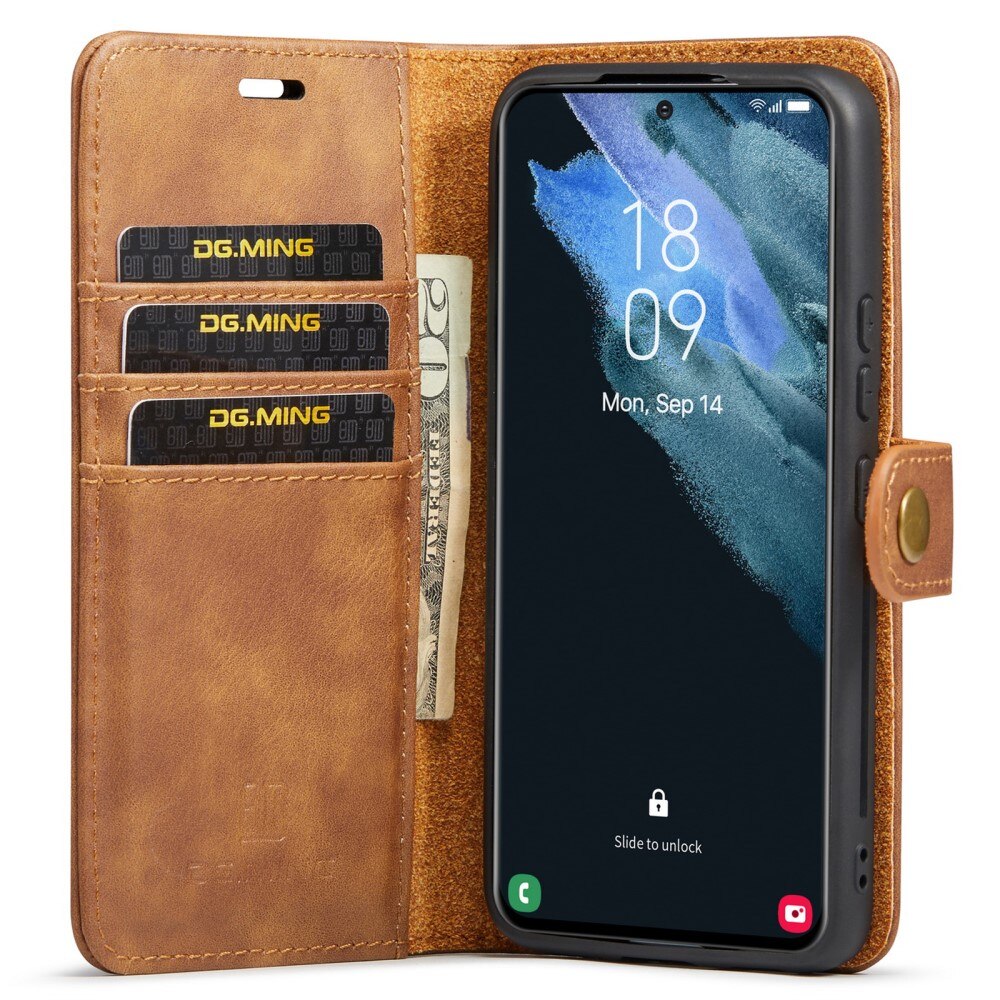 Magnet Wallet Samsung Galaxy S22 Cognac