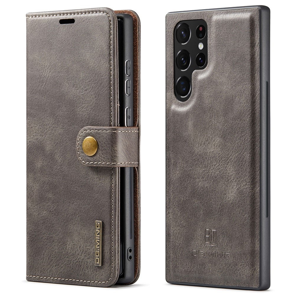 Magnet Wallet Samsung Galaxy S22 Ultra Brun