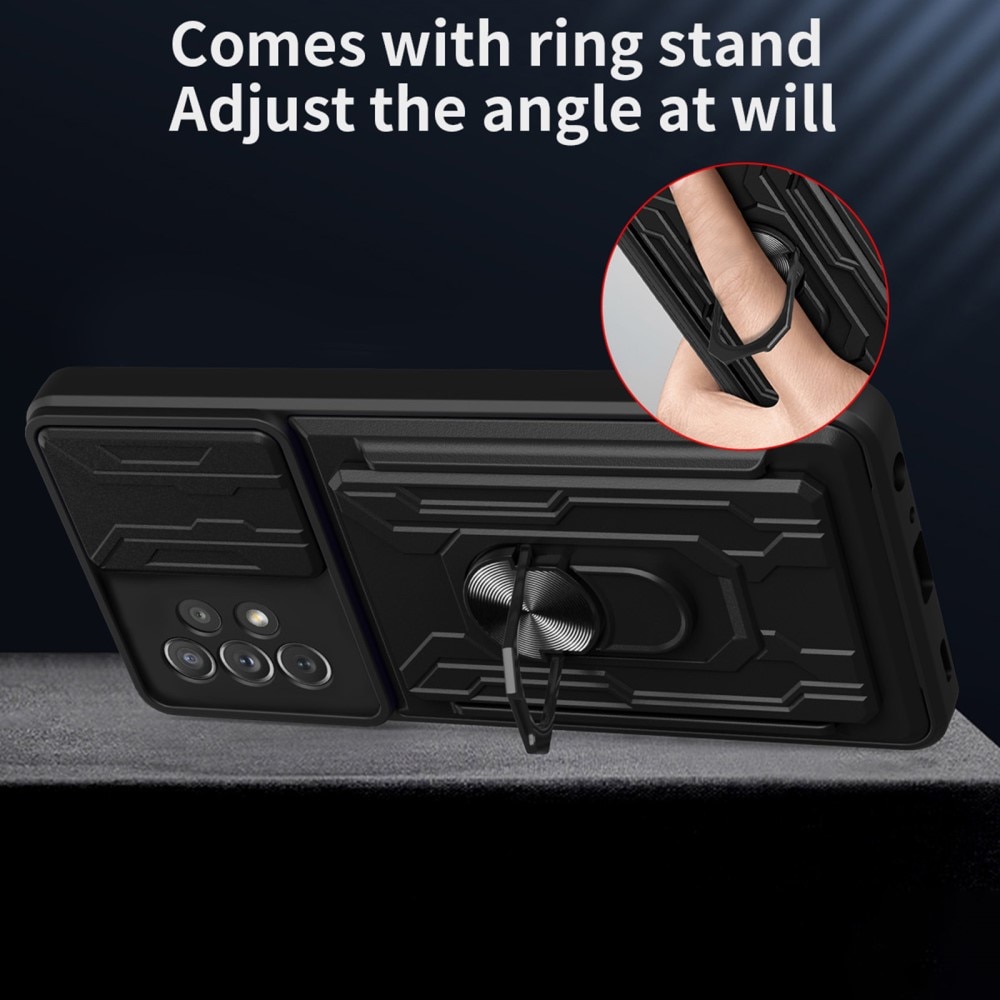 Hybrid Card Slot Case+Camera Protection Galaxy A53 svart
