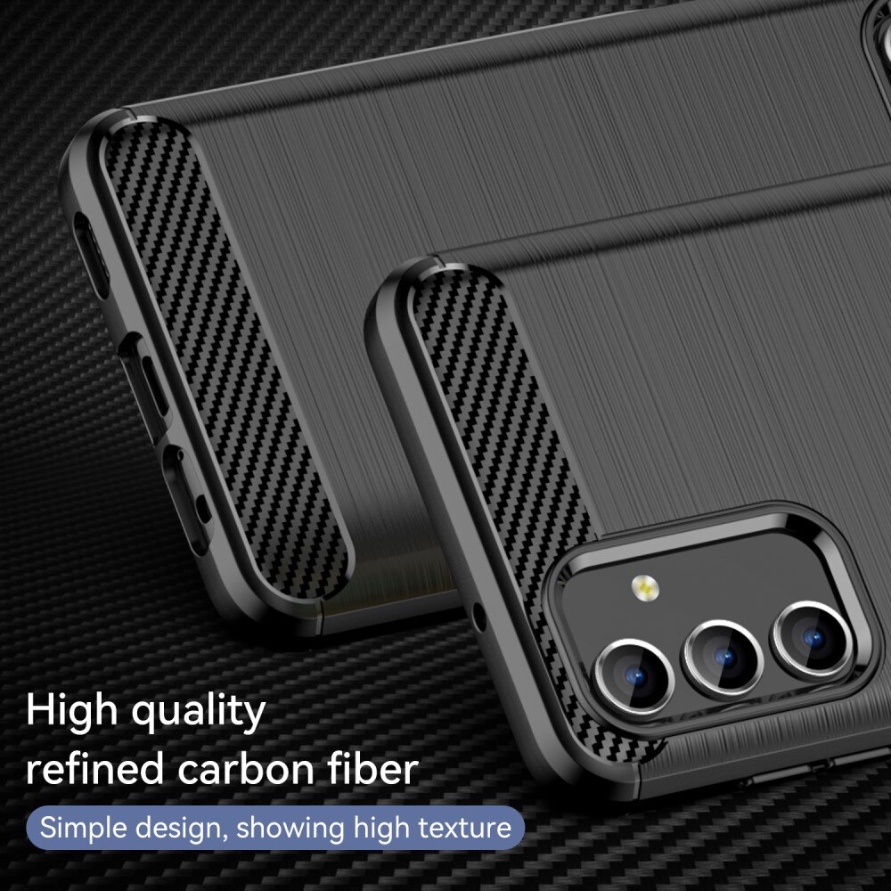 Samsung Galaxy A04s/Galaxy A13 Deksel TPU Brushed Svart