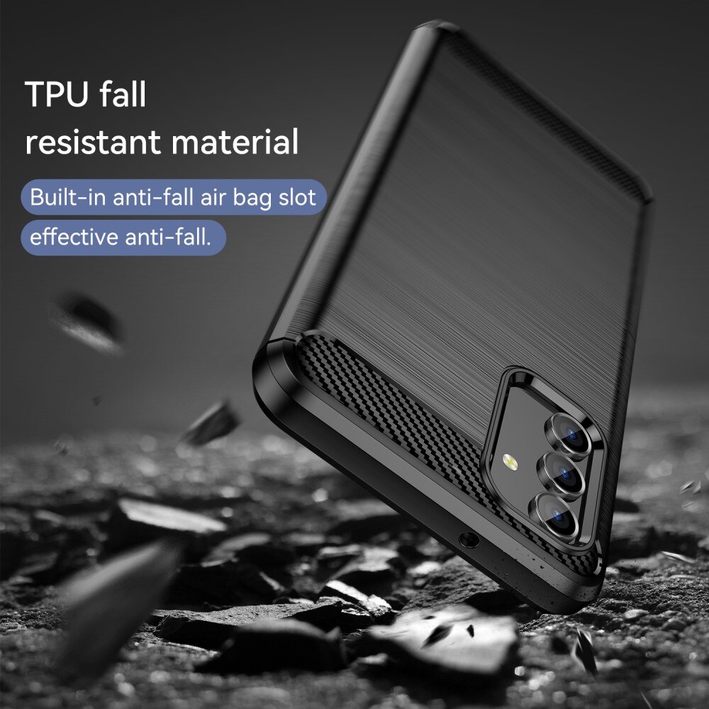 Samsung Galaxy A04s/Galaxy A13 Deksel TPU Brushed Svart