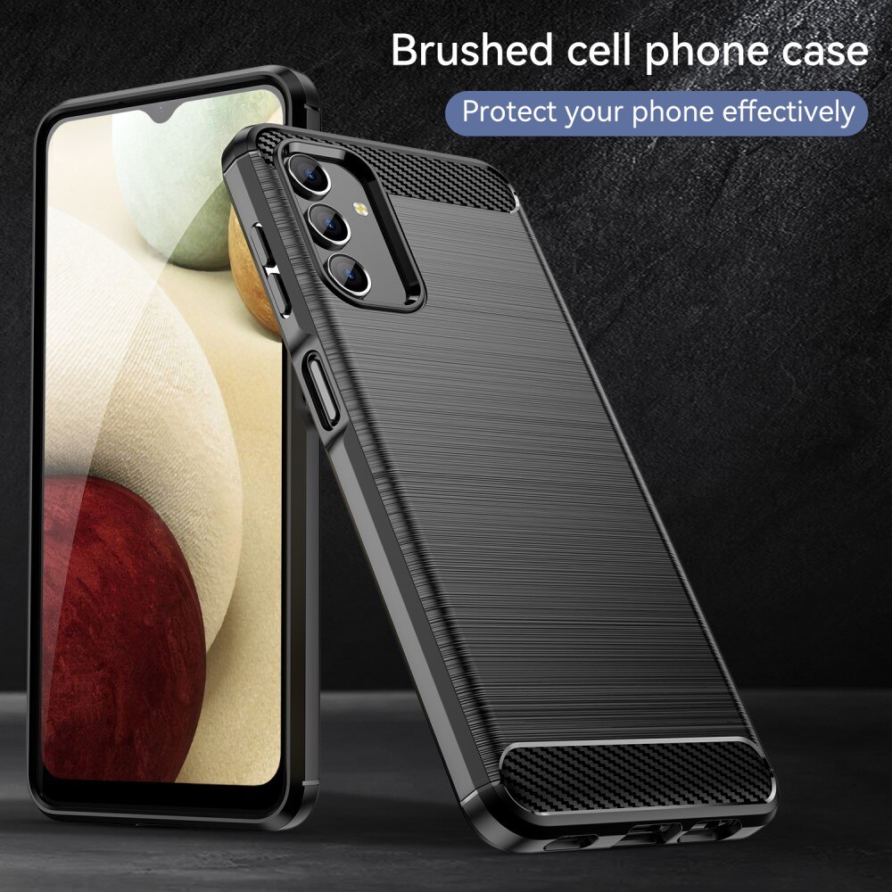 Samsung Galaxy A04s/Galaxy A13 Deksel TPU Brushed Svart
