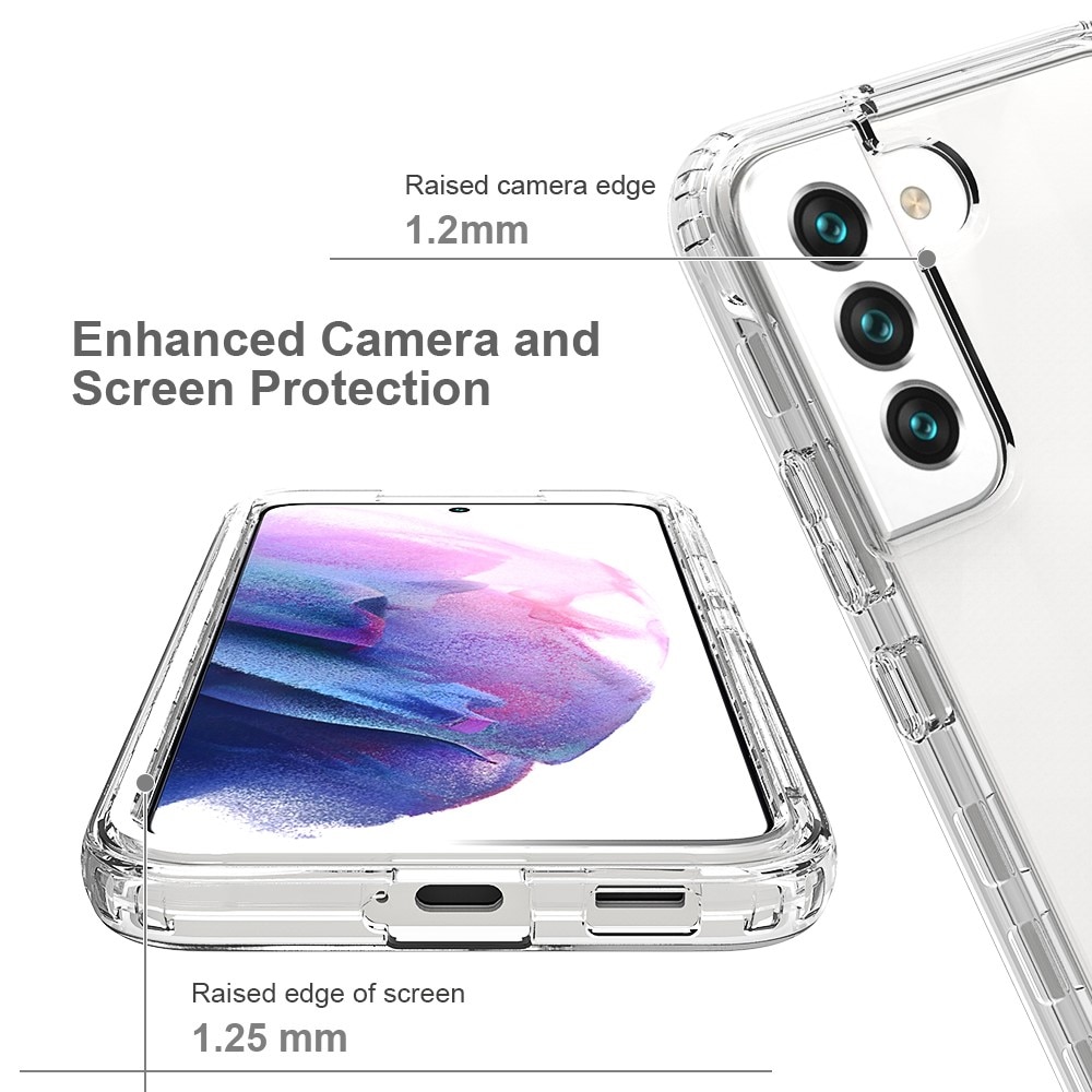 Full Cover Deksel Samsung Galaxy S22 gjennomsiktig
