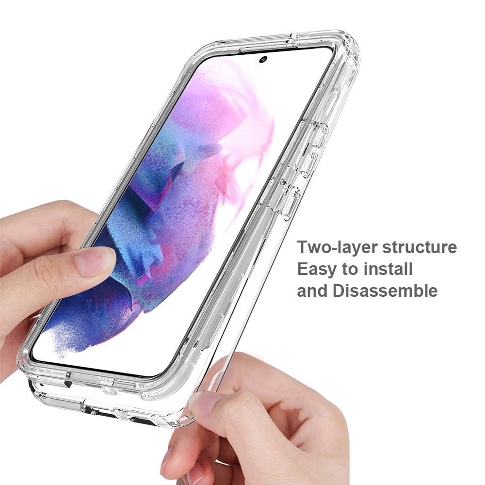 Full Cover Deksel Samsung Galaxy S22 gjennomsiktig