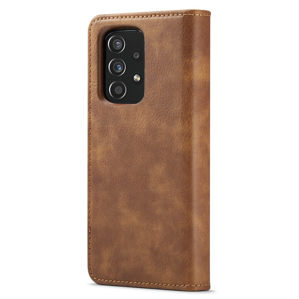 Magnet Wallet Samsung Galaxy A53 Cognac