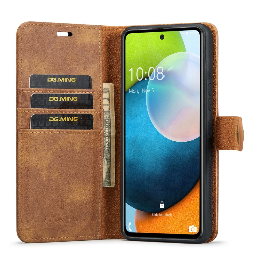 Magnet Wallet Samsung Galaxy A53 Cognac