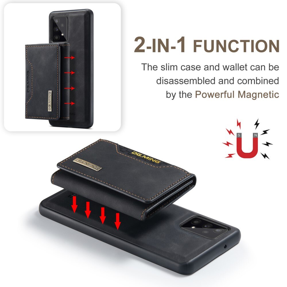 Magnetic Card Slot Case Samsung Galaxy A53 Svart