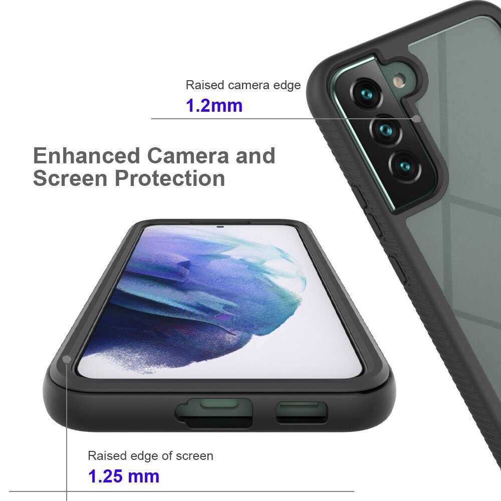 Full Cover Deksel Samsung Galaxy S22 Plus Svart