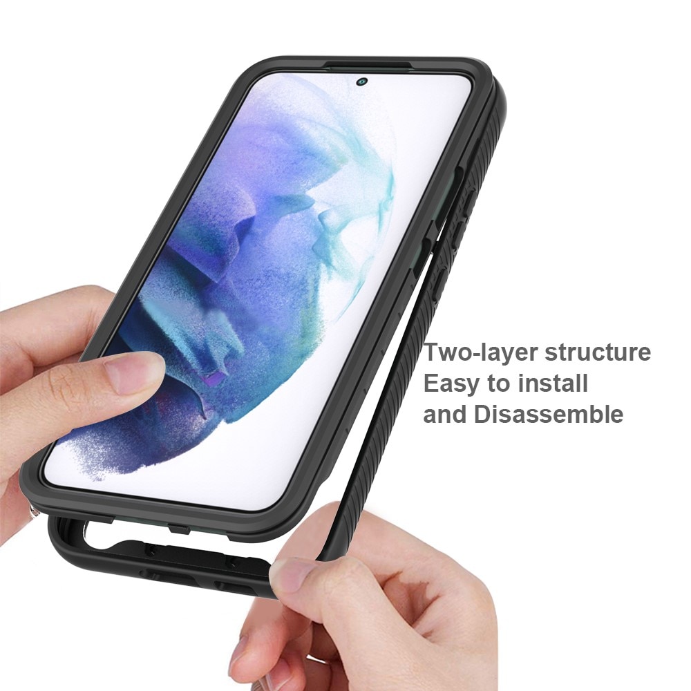 Full Cover Deksel Samsung Galaxy S22 Plus Svart