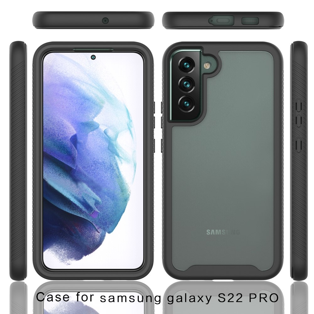 Full Cover Deksel Samsung Galaxy S22 Plus Svart