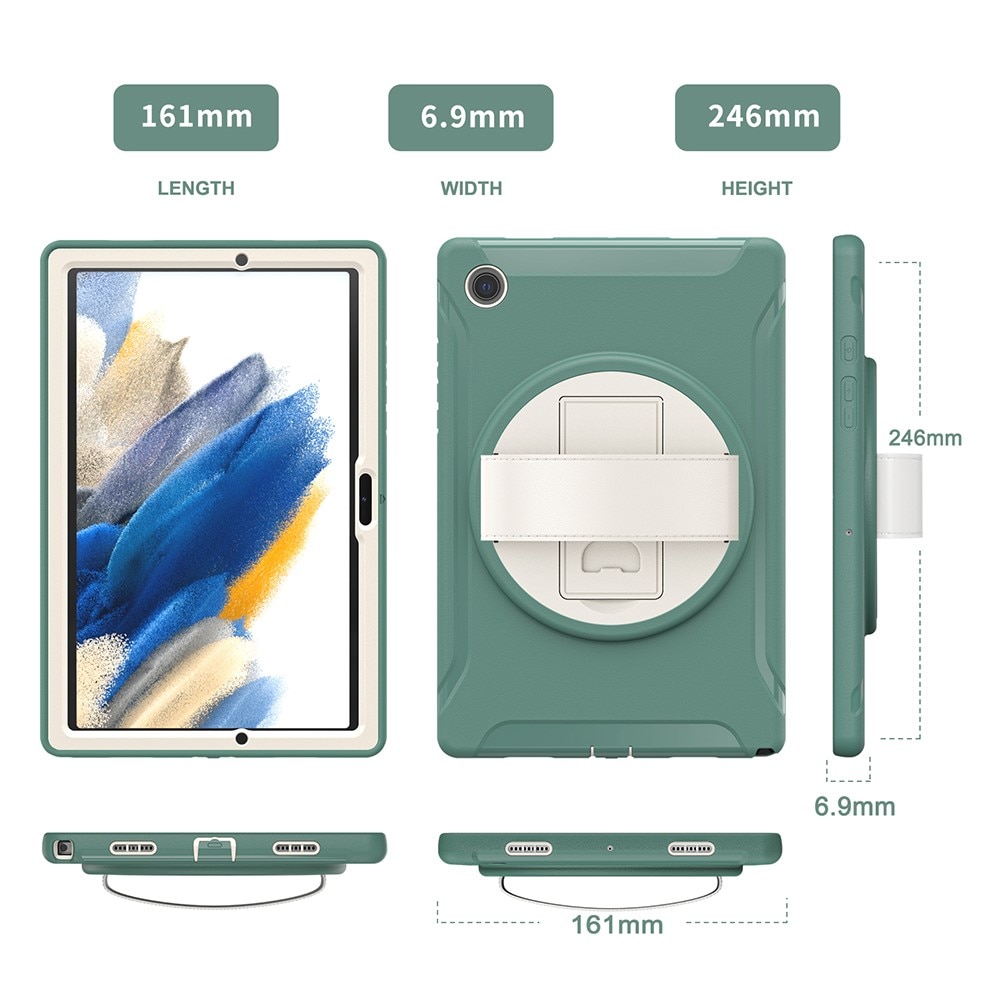 Støtsikker Hybriddeksel Samsung Galaxy Tab A8 10.5 grønn